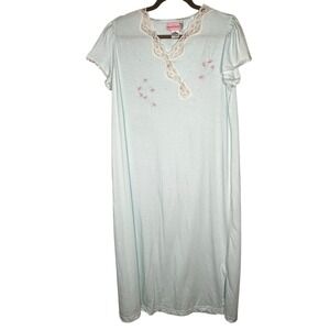 Vintage Womens Moon Dance‎ Nightgown Lingerie Sleepwear House Dress Muu Muu...